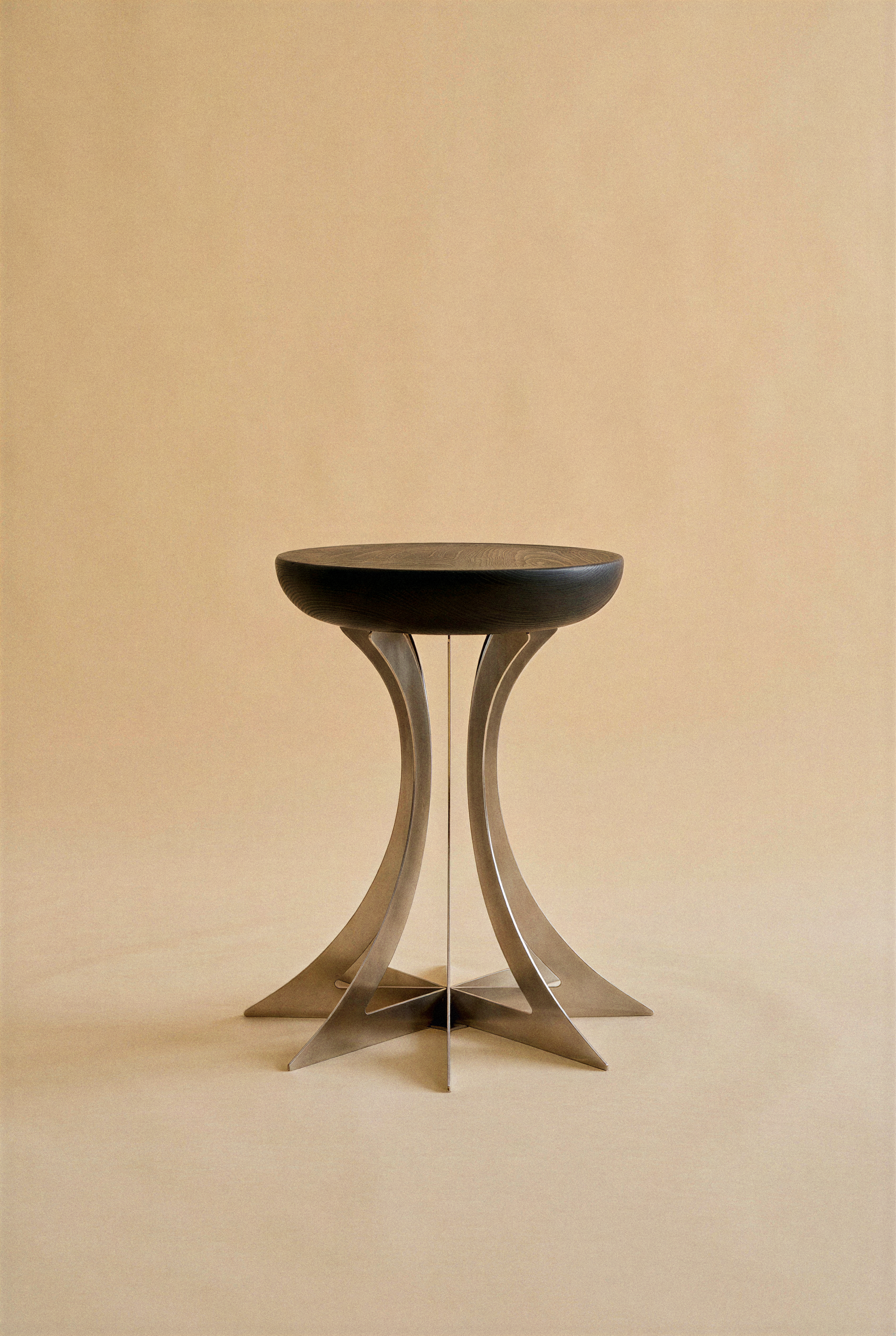 Fibonacci Side Table - Stainless Steel