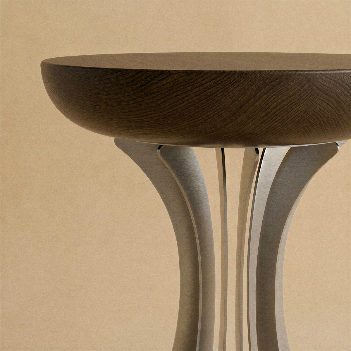 Fibonacci Side Table - Stainless Steel
