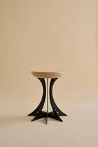 Fibonacci Side Table - Black Steel