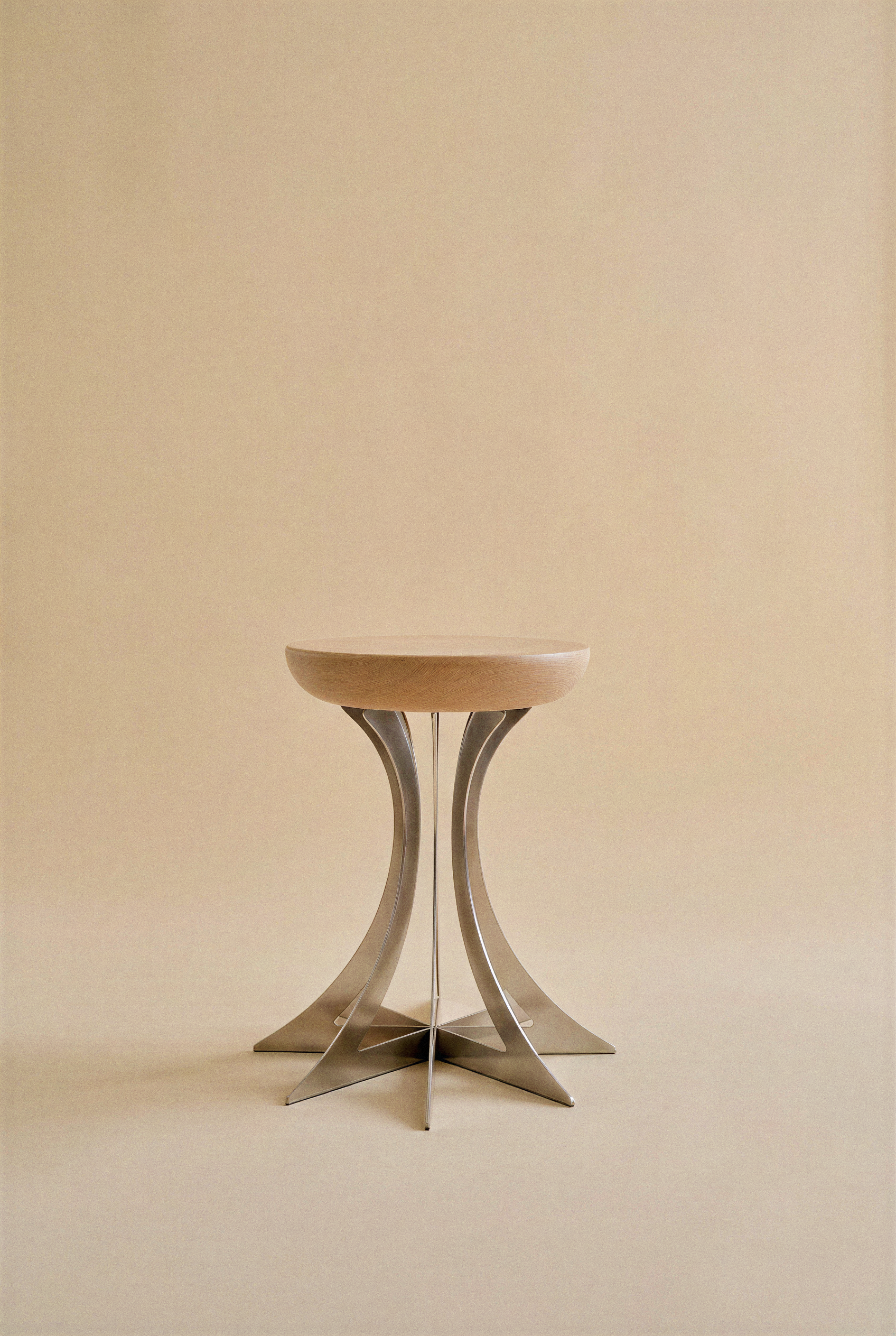 Fibonacci Side Table - Stainless Steel