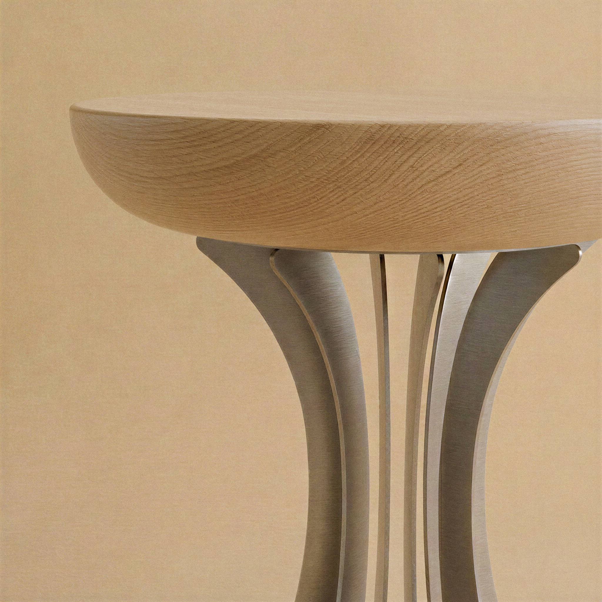 Fibonacci Side Table - Stainless Steel